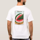 Dixie Watermelon Vintag Seed Pack T-Shirt (Rückseite)