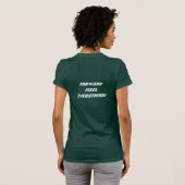 Dixieland Bauernhof V-Hals Slogan T-Shirt (Schwarz voll)