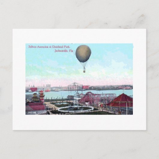 Dixieland Park Jacksonville Fl Vintag Postcard Postkarte (Vorderseite)
