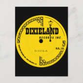Dixieland-Platten Postkarte (Vorderseite)