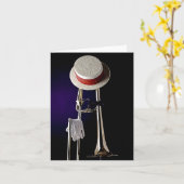 Dixieland Trombone-Gruß-Karte Karte (Gelbe Blume)