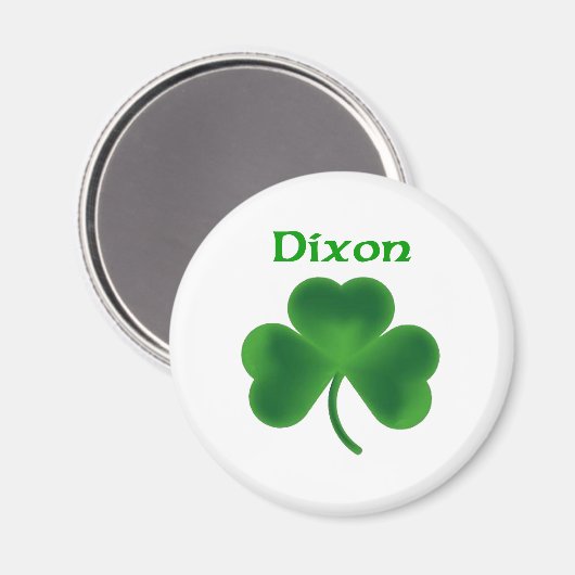Dixon Kleeblatt Magnet (Vorderseite/Rückseite)