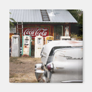 Dixon, New Mexico, Vereinigte Staaten. Oldtimer Magnet