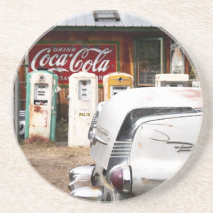 Dixon, New Mexico, Vereinigte Staaten. Oldtimer Sandstein Untersetzer