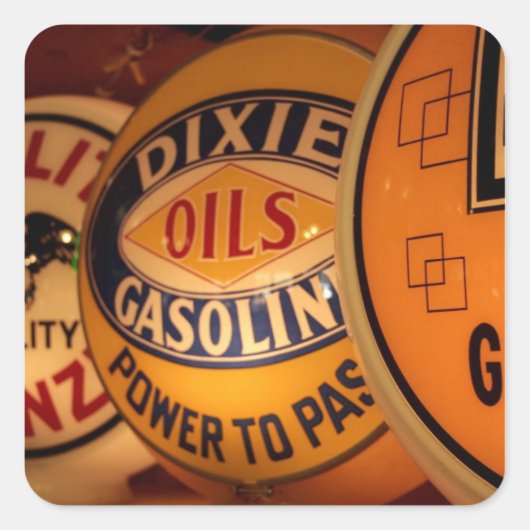 Dixon, New Mexico, Vereinigte Staaten. Vintag Quadratischer Aufkleber (Vorderseite)