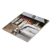 Dixon, New Mexiko, Vereinigte Staaten. Vintages Fliese (Seite)