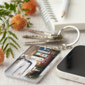 Dixon, New Mexiko, Vereinigte Staaten. Vintages Schlüsselanhänger (Vorderseite rechts)