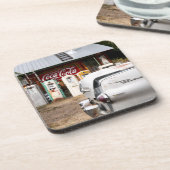 Dixon, New Mexiko, Vereinigte Staaten. Vintages Untersetzer (Linke Seite)