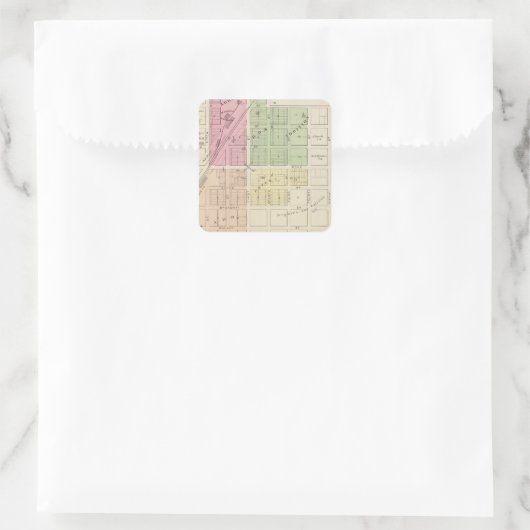 Dixon Quadratischer Aufkleber (Tasche)