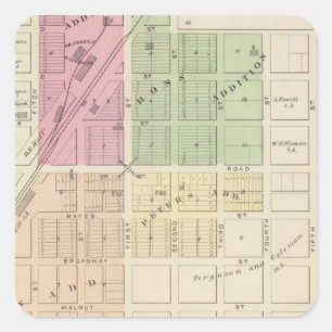 Dixon Quadratischer Aufkleber