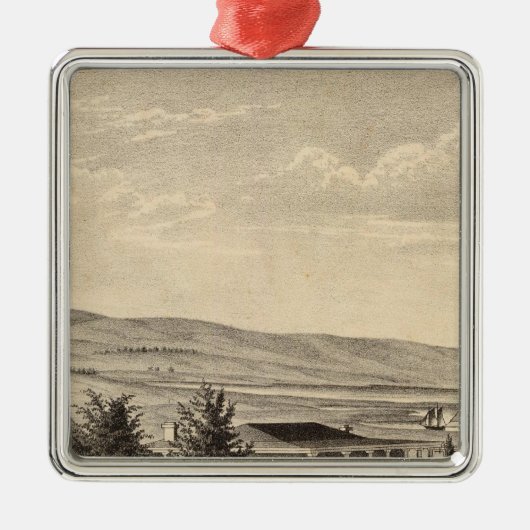 Dixon-Wohnsitz Ornament Aus Metall (Vorne)