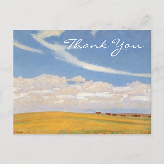 Dixons Prärie nach Sturm Postkarte (Vorderseite)