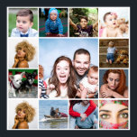 DIY 13 Foto | Familienfreunde feiern Collage Poster<br><div class="desc">Eine leicht zu personalisierende dreizehn Foto Collage für Ihre einzigartigen und besonderen Fotos Ihrer Freunde, Familienmitglieder, Haustiere, besondere Erinnerungen und jede Gelegenheit, die Sie gewollt haben, um für immer zu erhalten. Ideal als Hochzeit, Geburtstag, Wiedersehen, Jubiläum, Abschluss- und Urlaubssäfte. Gib es einem Freund oder Liebsten, damit sie sich besonders fühlen....</div>