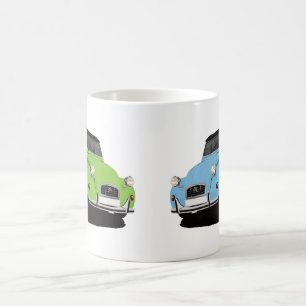 DIY 2CV (zwei Pferde) - Kaffeetasse