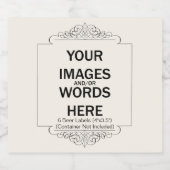 DIY - 6 ETIKETTEN für Bierflaschen (4"x3,5") (Einzelnes Label)