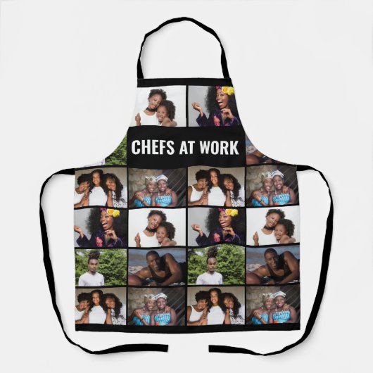 DIY 6-Foto-Collage-Bilderfamilie-Sake MEDIUM Schürze (Vorderseite)