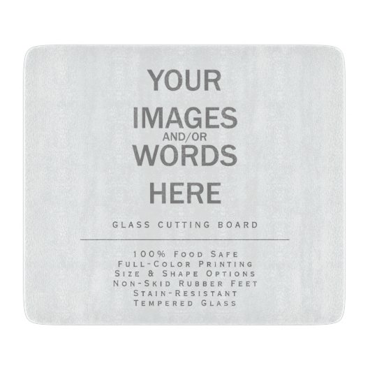 DIY - 7,5" x 6,5" Schneidebrett (Vorderseite)