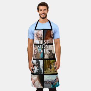 DIY 8 Foto BEST MAMA je Mütter Geburtstag Schürze