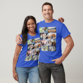 DIY 8 Foto Kollektion Bester Pappy je Foto DIY T-Shirt (Unisex)
