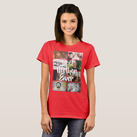 DIY 8 Foto Sorte Beste Mutter je DIY Tee (Vorne ganz)