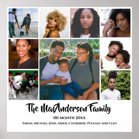 DIY-9-Foto | Meine Freunde Poster (Vorne)