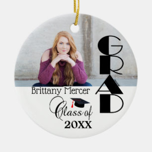 DIY Absolvent-Foto-Erinnerungen Keramik Ornament