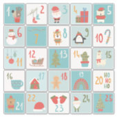 DIY Advent Calendar Stickers Klassiker Weihnachten Aufkleber (Vorderseite)
