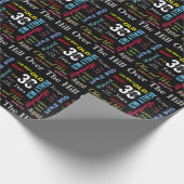 DIY Age | 30. Happy Birthday #2 | Meilenstein Geschenkpapier (Ecke)