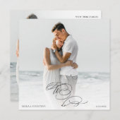 *~* DIY AR6 UAWG QR Hochzeit für ein FOTO Einladung (Vorne/Hinten)