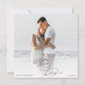 *~* DIY AR6 UAWG QR Hochzeit für ein FOTO Einladung (Vorderseite)