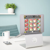 DIY-AR-Story-Sticker Aufkleber (Laptop auf Schreibtisch)