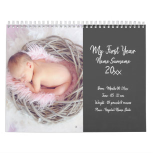 DIY Baby Foto im ersten Jahr neue Eltern fotografi Kalender