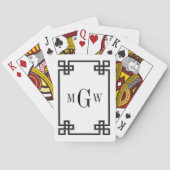 DIY Backgriech Extravagant Black Gerahmt 3I Spielkarten (Rückseite)