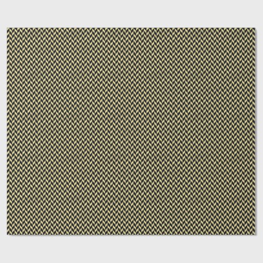 DIY Background Colr LG Imitate Gold Herringbone Bl Geschenkpapier (Flach)