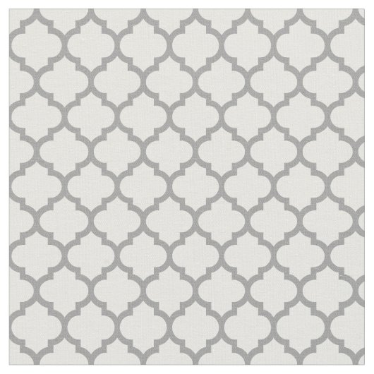 DIY Background, Dk Grau marokkanischer Quatrefolie Stoff (Nahaufnahme)