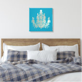 DIY Background/Imitats Silver Chandelier Leinwanddruck (Insitu (Schlafzimmer))