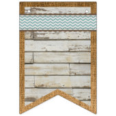 DIY Banner Stallholz und Burlap Background Bunting (Dritte Fahne)