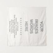 DIY - Bettüberdecke 57" x 57" / Wandteppich (Vorderseite (Horizontal))