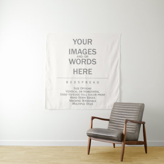 DIY - Bettüberdecke 57" x 57" / Wandteppich (Beispiel)