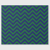 DIY BG Navy Blu Riesige Zickzack ZigZag Muster Gre Geschenkpapier (Flach)