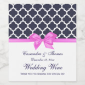 DIY BG Weißes marokkanisches Weinflaschen-Etikett Weinetikett (Einzelnes Label)