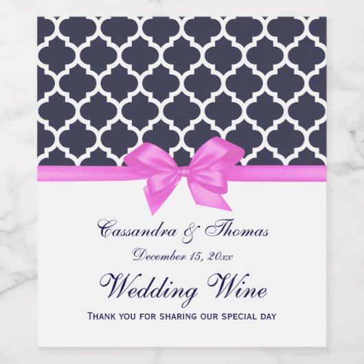 DIY BG Weißes marokkanisches Weinflaschen-Etikett Weinetikett (Einzelnes Label)