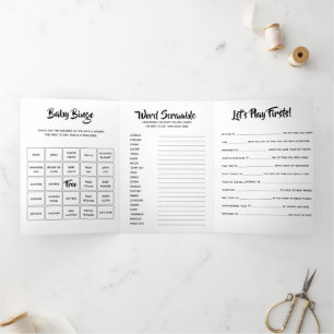 DIY-Bilderkunst Dreifach Gefaltete Einladung