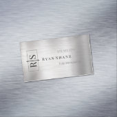 DIY Black Monogram in Box, Name, Pinselsilber Magnetische Visitenkarte (Beispiel)