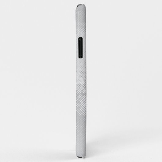 DIY Black Monogram in Circle, Graues Glas Case-Mate iPhone Hülle (Hinten/Rechts)