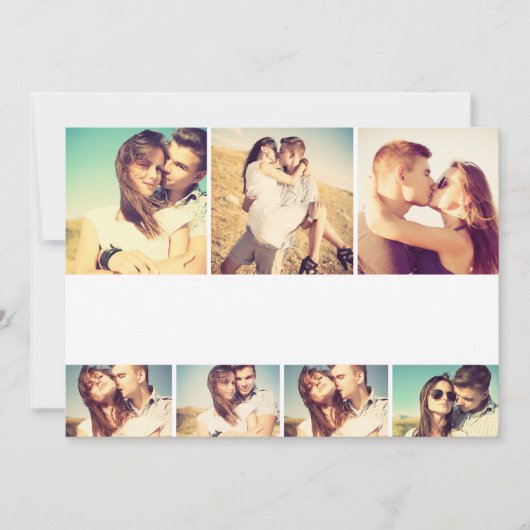 DIY Blank 12x18 7-Foto Collage Template (Vorderseite)