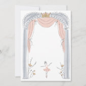 DIY Blank Ballet Party Einladung (Vorderseite)