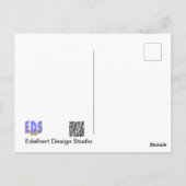 DIY-Blume Postkarte (Rückseite)