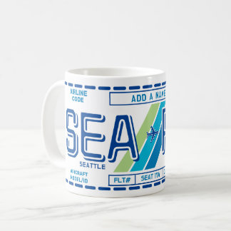 DIY Boarding Pass Mug: Perfect Travel Gift Kaffeetasse