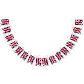 DIY British Union Jack Flag Party Bunting Banner (Alle)